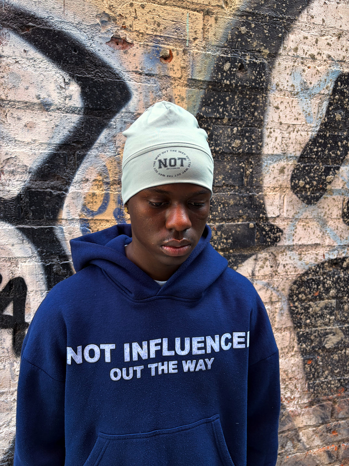 Grey Reflective Its A Lifestyle Skull Cap